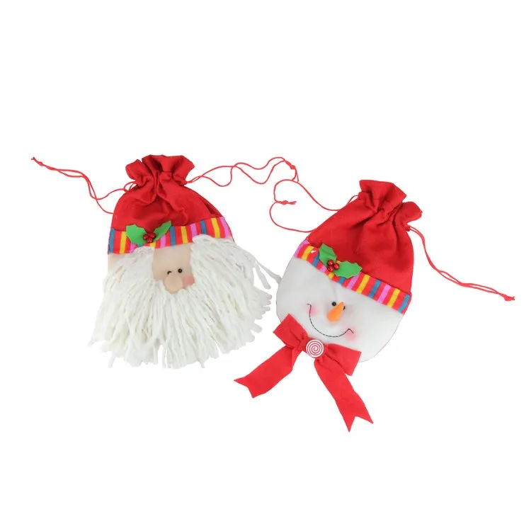 10-Piece Winter Wonderland Christmas Stocking and Novelty Gift Bag Set