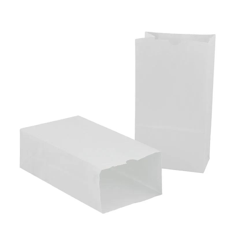 #20894 WHITE PAPER BAGS SIZE 6 100PK