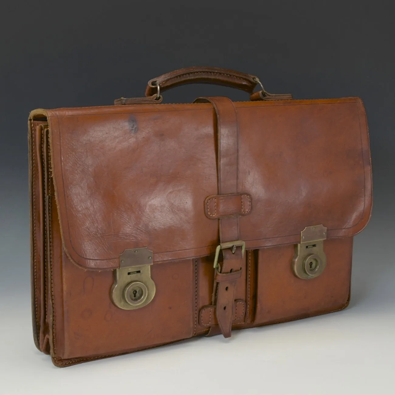 Chestnut Tan Briefcase