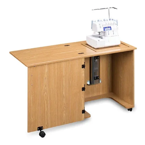 Compact Serger Cabinet in Castle Oak