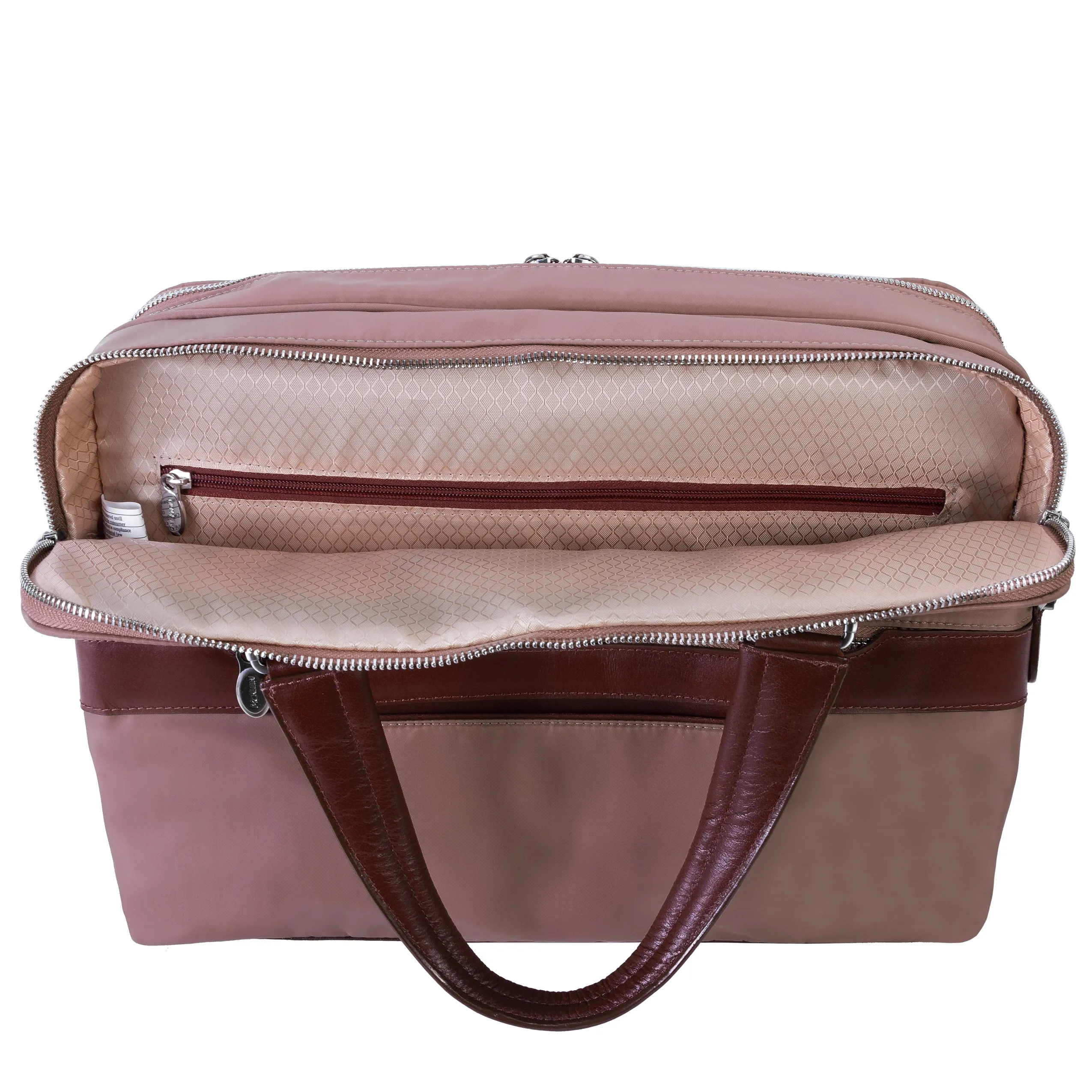 McKlein HARTFORD Nylon Dual Compartment Briefcase