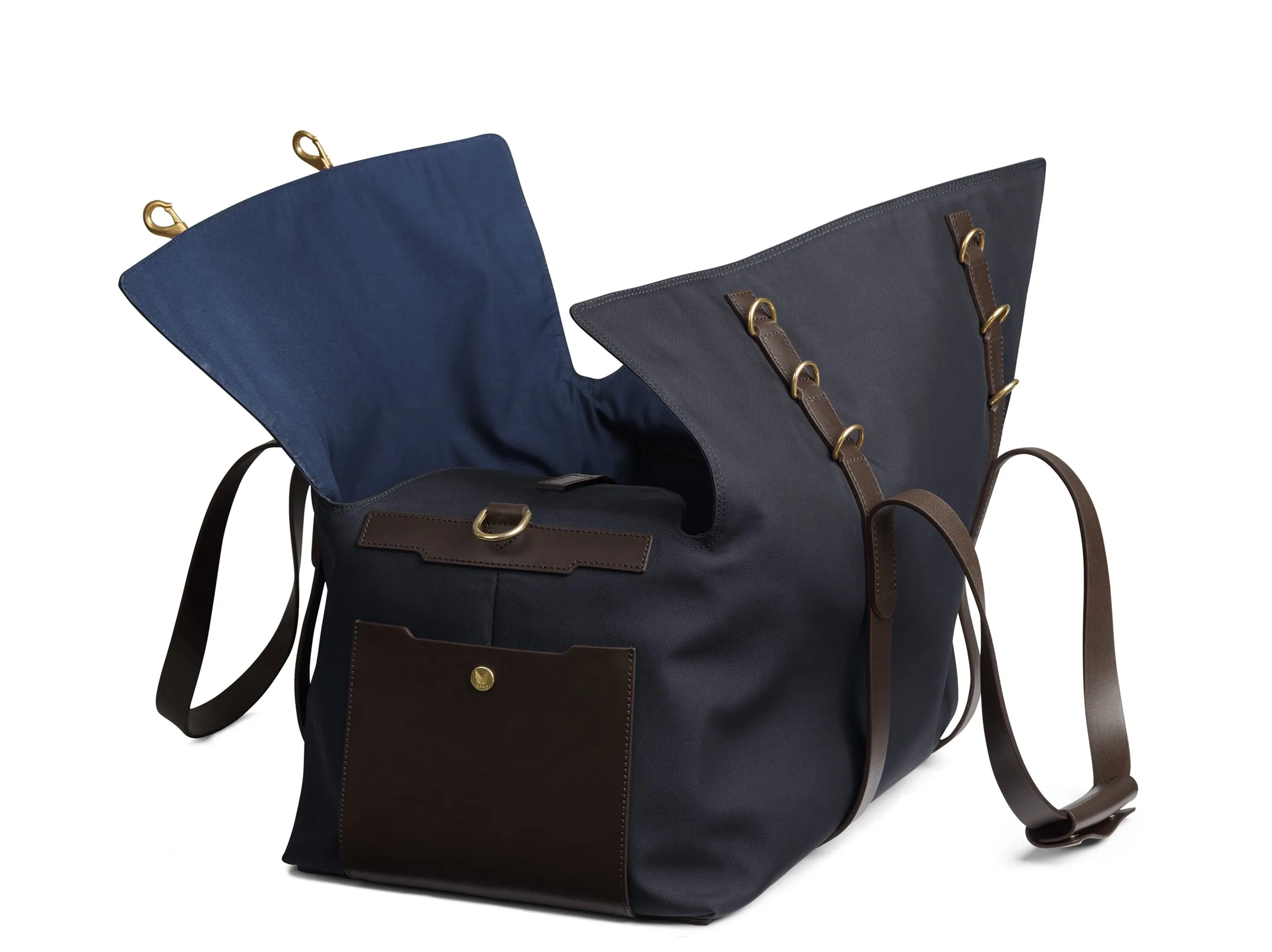 Mismo M/S Supply - Navy / Dark Brown