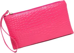 Zoranala Women Purse Wristlet Wallet Evening Bag,Small Purse Vegan Leather Handbag for Cocktail Prom Party